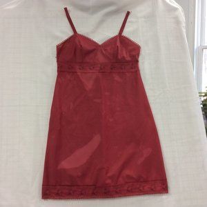 Vintage St Michael Slip, Red, Size L